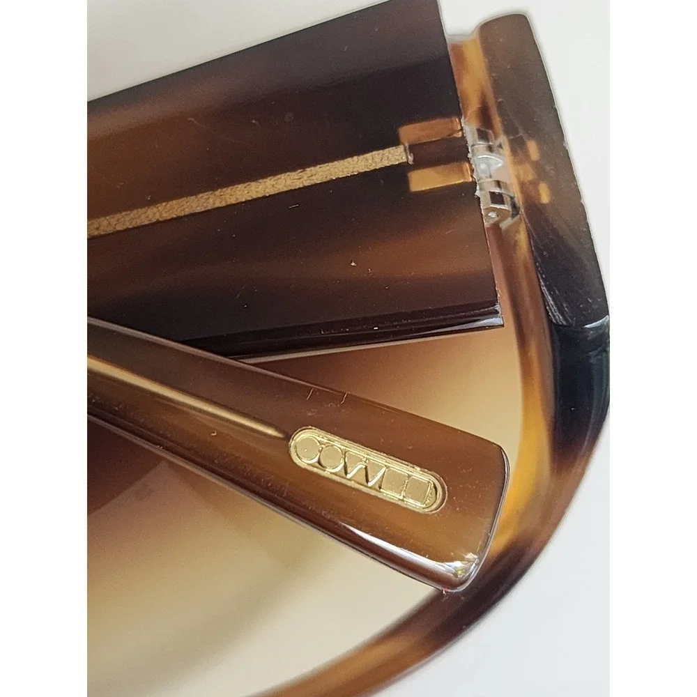Oliver Peoples Vanadis SYC Brown Tortoise Oversized Oval Sunglasses 62-16-125